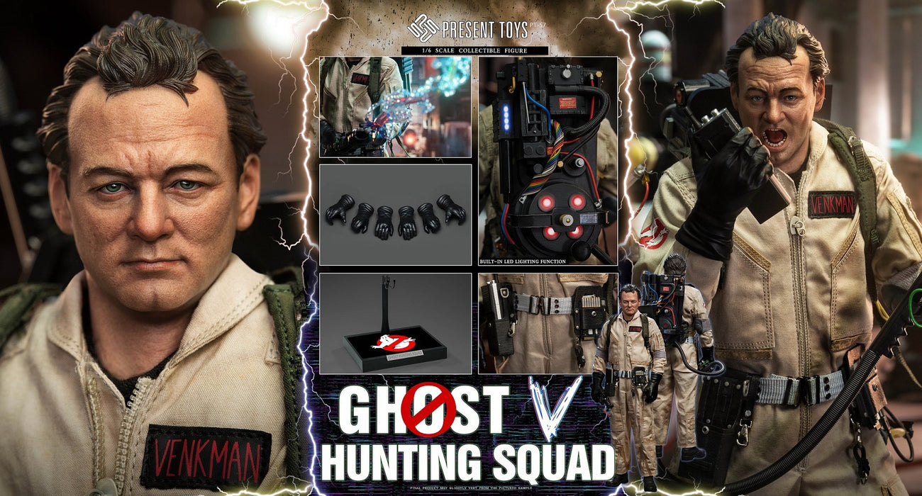 In-stock 1/6 Present Toys Ghost Hunting Squad (SP57/SP58) Action Figure