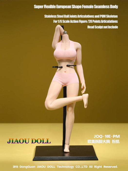 JIAOU DOLL 1/6 Scale European Shape New Seamless Female Body Action Figure (10E Series)