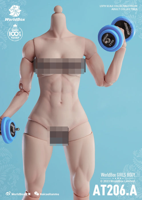 In-stock 1/6 Worldbox AT206 Muscular Female Body