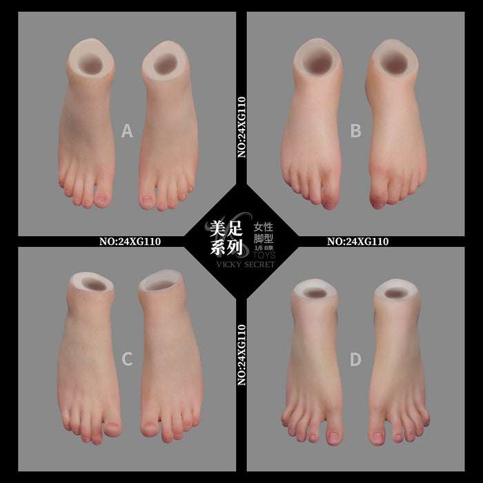 Pre-order 1/6 VS toys 24XG111 24XG112 Female Feet in Gestures Accessories