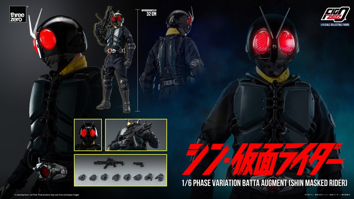 Pre-order 1/6 ThreeZero 3Z0677 Shin Masked Rider Action Figure