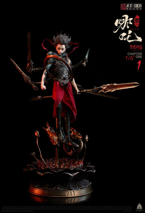 In-stock 1/6 A-TOYS AT-0001 Dark Myth-Nezha Action Figure