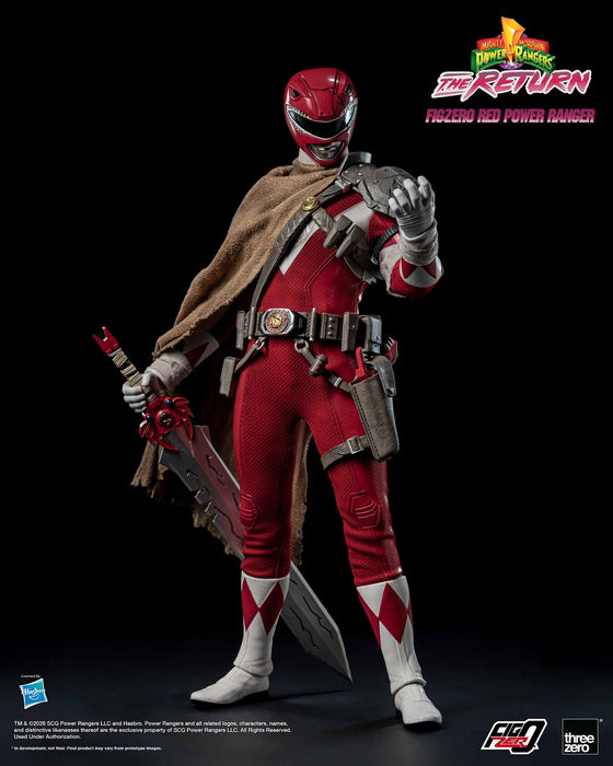 Pre-order 1/6 THREE ZERO 3Z10200W0 Red Power Ranger Action Figure