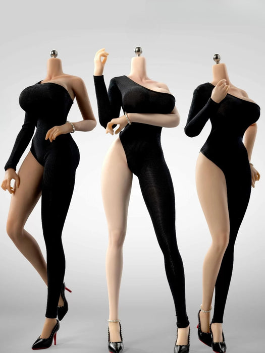 Pre-order 1/6 Verycool VCD-07 Platinum Silicone Female Body with Voluptuous Figure Narrow Shoulders Slim Waist and Removable feet (ABCDE)