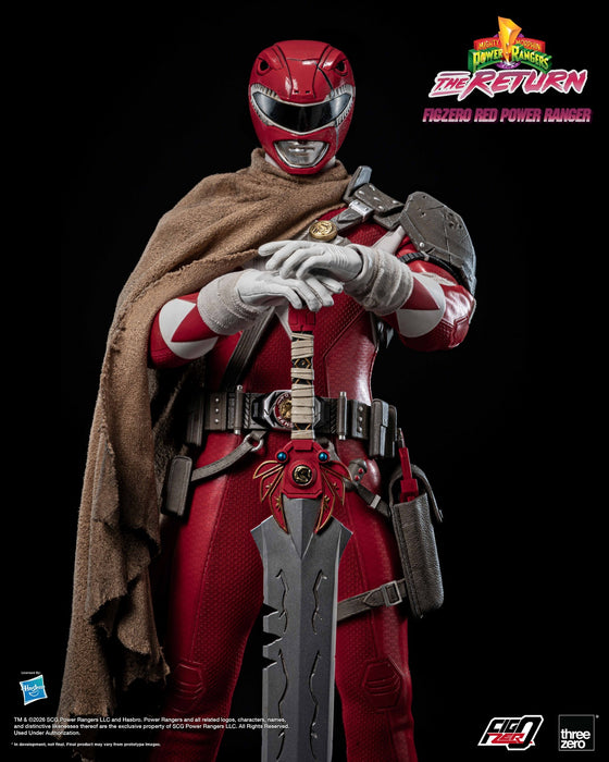 Pre-order 1/6 THREE ZERO 3Z10200W0 Red Power Ranger Action Figure
