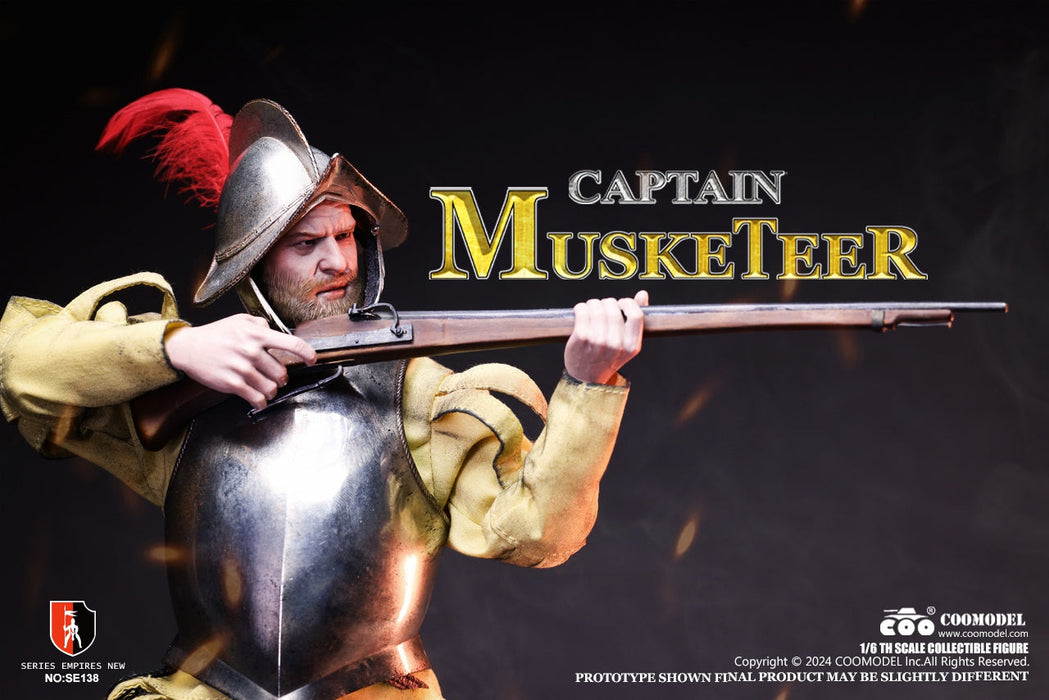 In-stock 1/6 COOMODEL SPANISH CONQUISTADOR MUSKETEER SE138 SE139 Action Figure