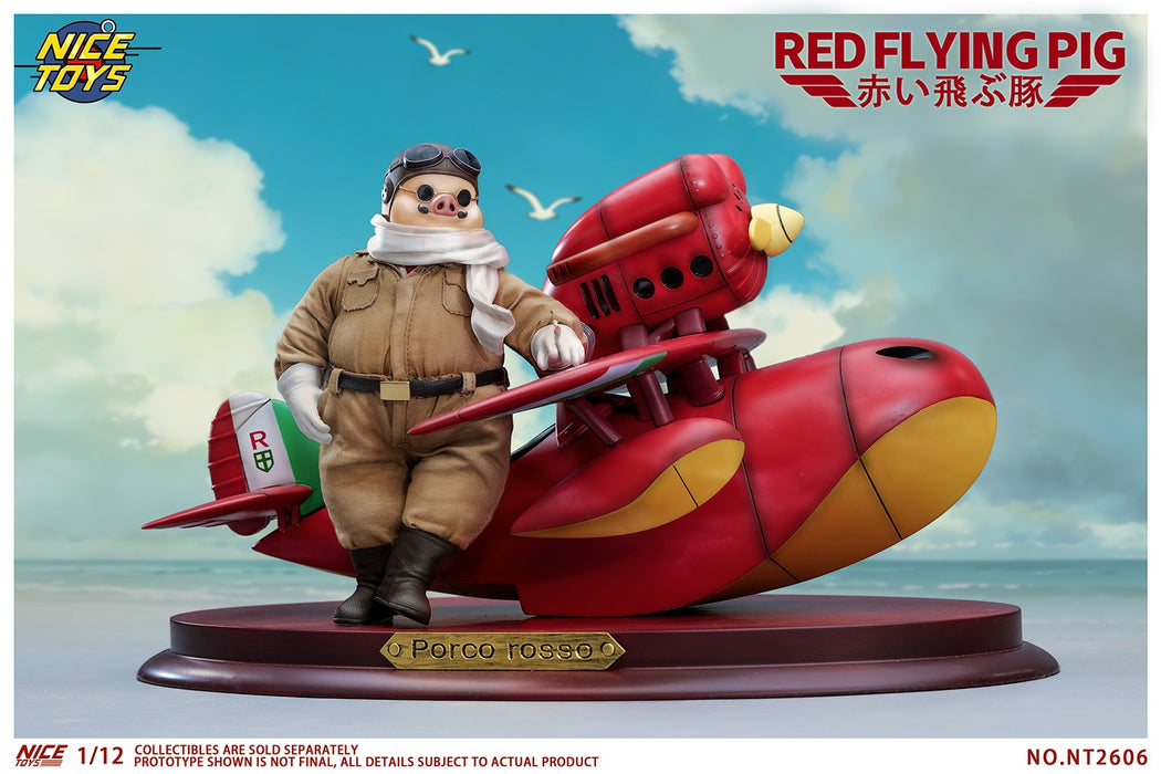 Pre-order 1/12 NICETOYS NT2606A Red Flying Pig Action Figure