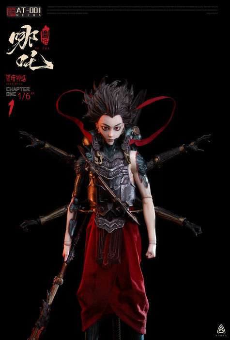 In-stock 1/6 A-TOYS AT-0001 Dark Myth-Nezha Action Figure