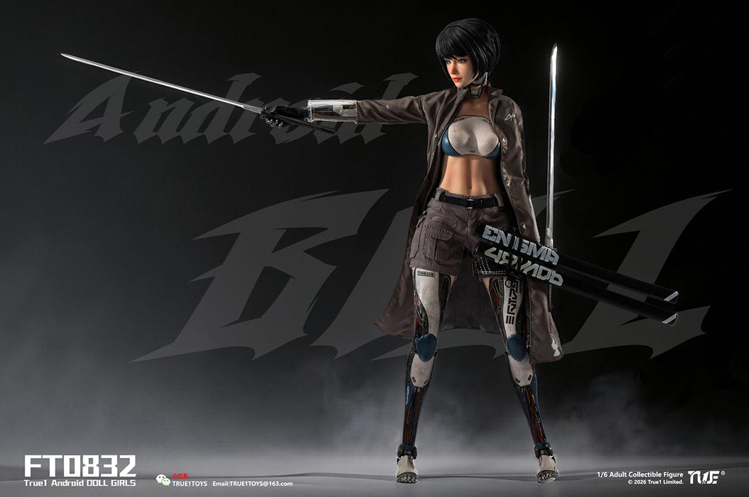 Pre-order 1/6 True1Toys FT0832 Android Bill Action Figure (Black Hair Version)