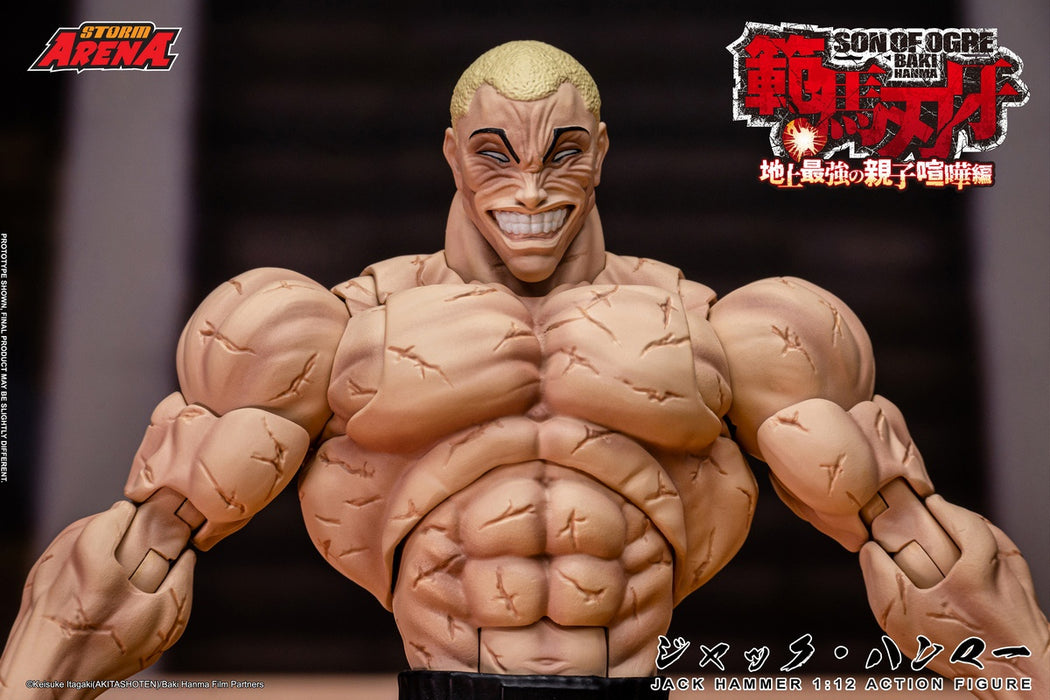Pre-order 1/12 Storm Collectibles BHSA04 JACK HAMMER - SON OF OGRE BAKI HANMA