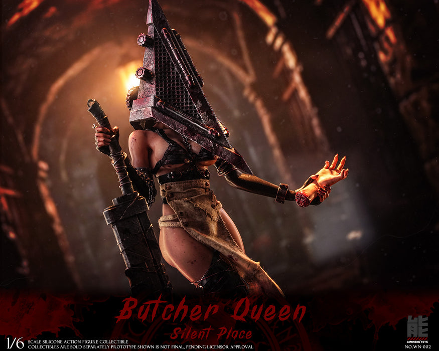 Pre-order 1/6 Wanneng Toys WN-002 A Quiet Place Butcher Queen Silicone Action Figure