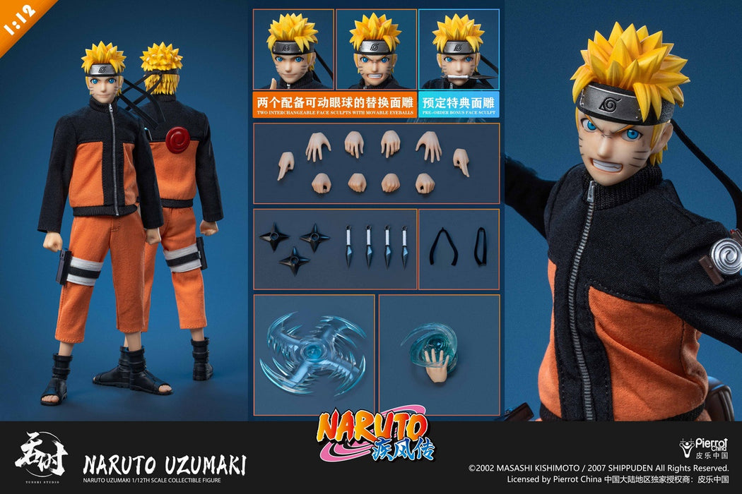 Pre-order 1/12 TUNSHI STUDIO TS-020 Naruto Uzumaki Action Figure