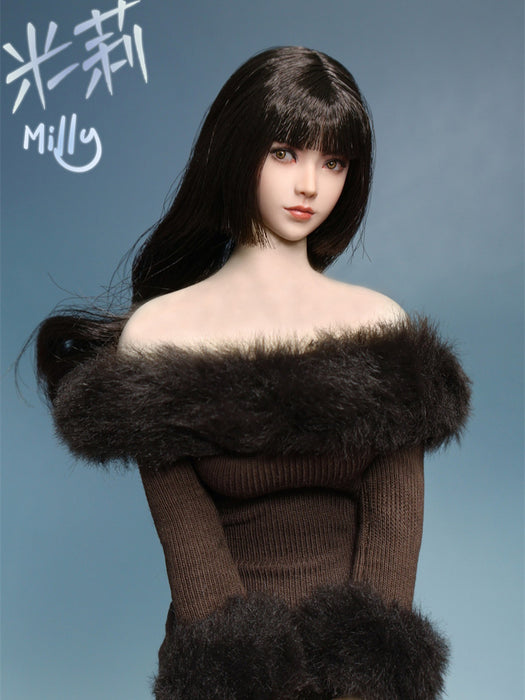 Pre-order 1/6 JKTOYS Milly Female Head Sculpt w/ Adjustable Eyes