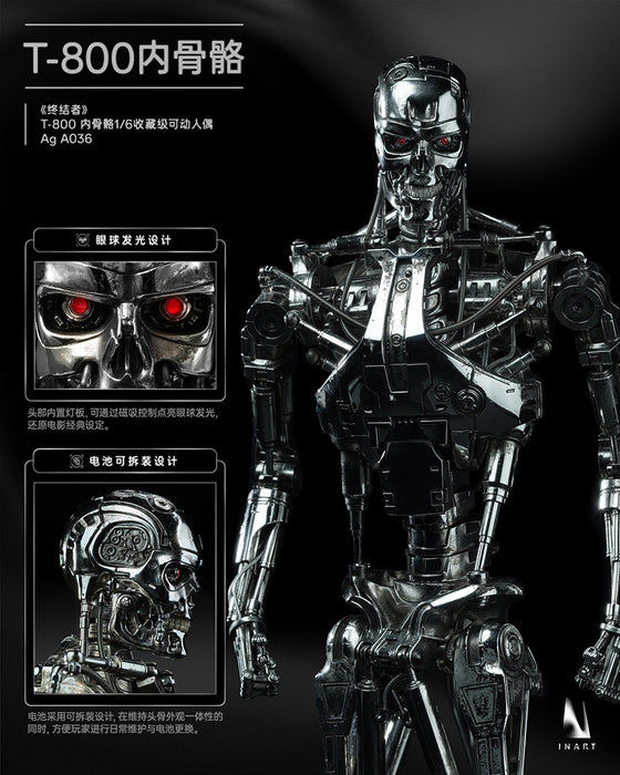 Pre-order 1/6 INART AgA036 The Terminator - T-800 Endoskeleton Action Figure