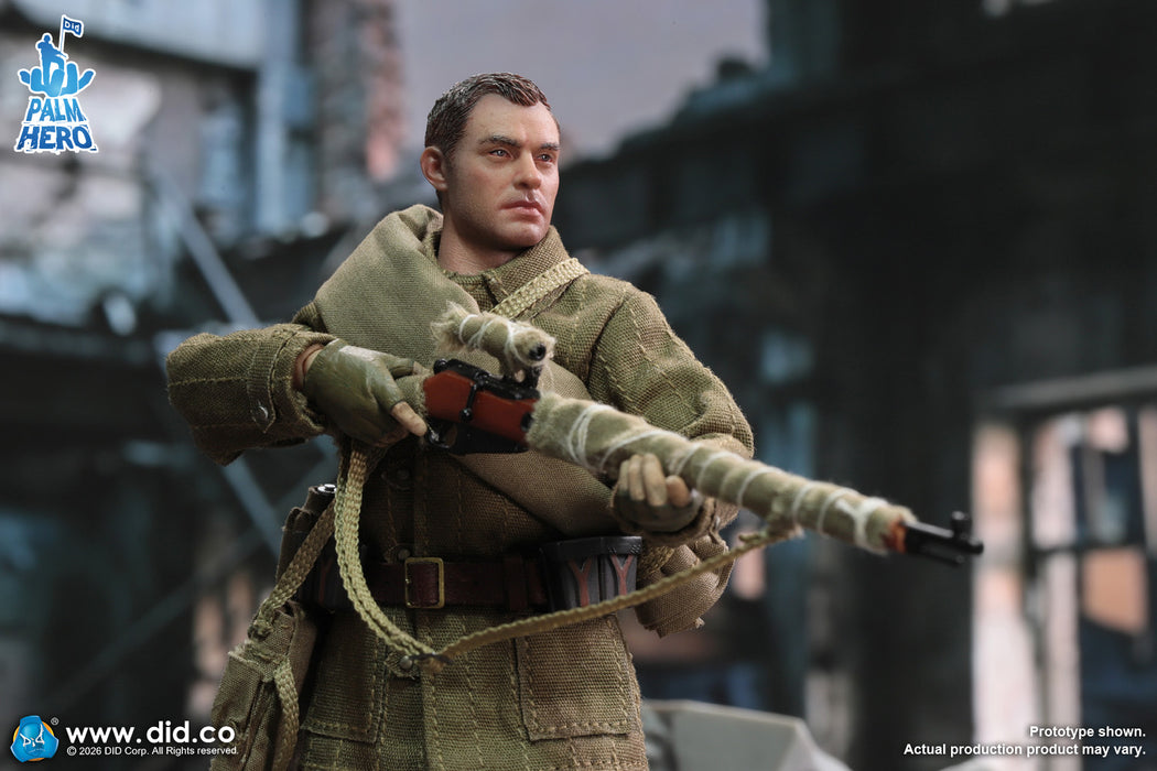 Pre-order 1/12 DID XR80037 WWII Russian Sniper – Vasily Zaitsev Action Figure