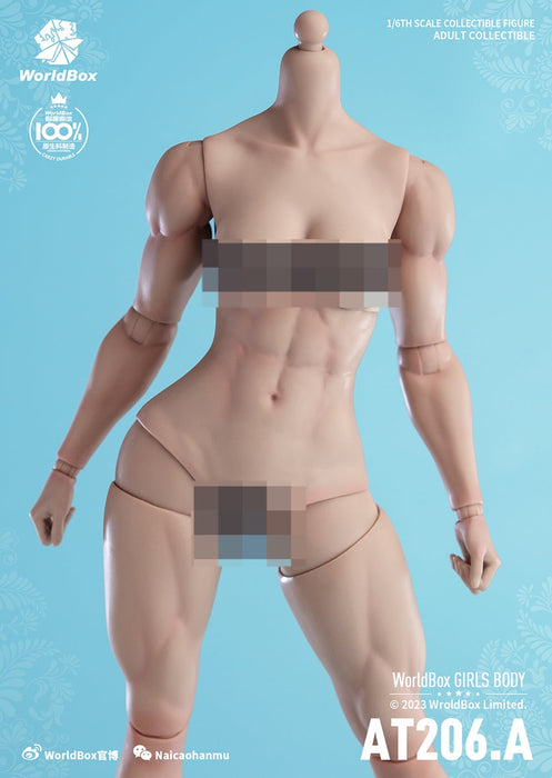 In-stock 1/6 Worldbox AT206 Muscular Female Body