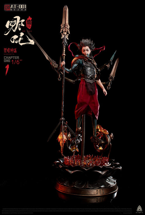 In-stock 1/6 A-TOYS AT-0001 Dark Myth-Nezha Action Figure