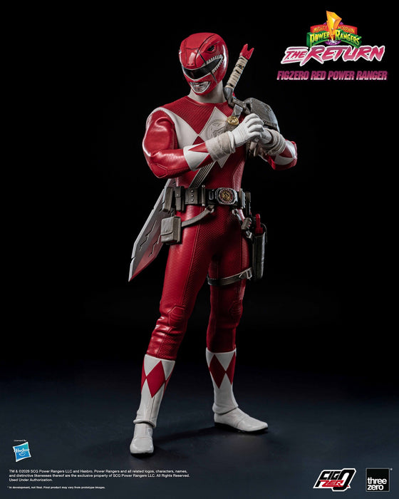 Pre-order 1/6 THREE ZERO 3Z10200W0 Red Power Ranger Action Figure