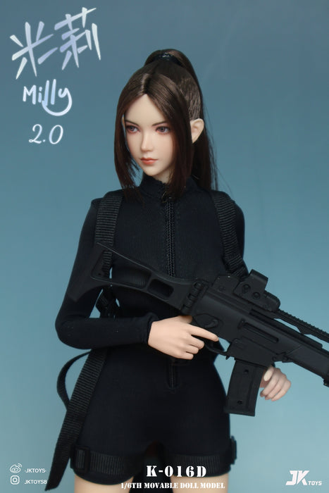 Pre-order 1/6 JKTOYS K-016 Milly2.0 Female Head Sculpt (ABCD)