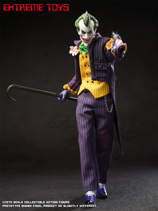 Pre-order 1/12 EXTREME TOYS EX003V2 Batman: Arkham Knight - Joker Action Figure