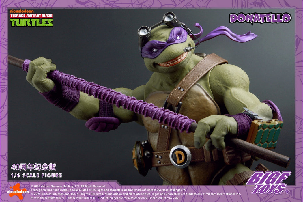 Pre-order 1/6 BIGFTOYS BIGF-003 TNMT Donatello 40th Anniversary Edition
