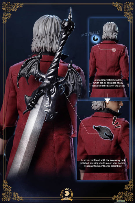 In-stock 1/6 ASMUS DMC100LUX Devil May Cry 1 Dante Action Figure