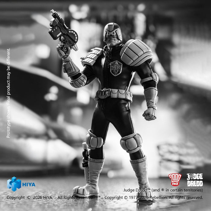 Pre-order 1/12 HiyaToys ESJ0163 Judge Dredd Exquisite Super Series Judge Dredd (Black & White Ver.)