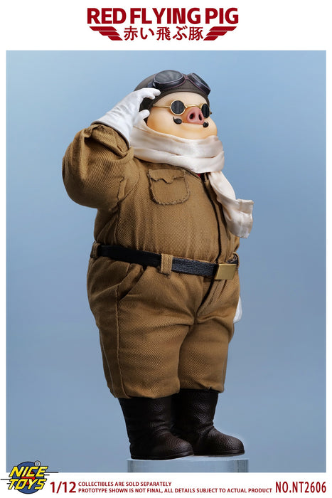 Pre-order 1/12 NICETOYS NT2606A Red Flying Pig Action Figure