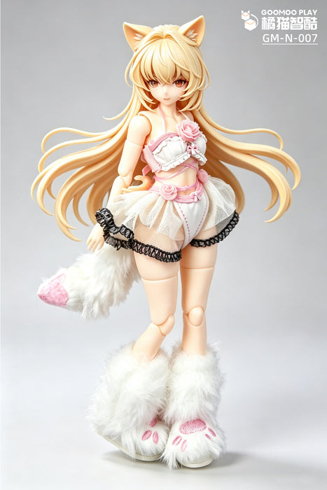 Pre-order 1/12 GOOMOO GM-N-007 White Velvet Cat Girl Set