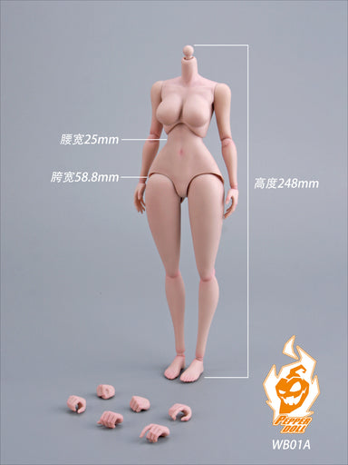 Pre-order 1/6 Pepper Doll WB01A Cartoon Style Female Body