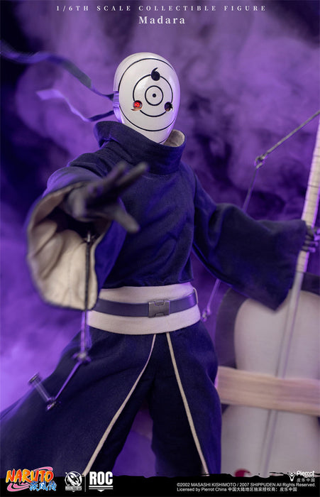 Pre-order 1/6 Rocket Toys ROC-021 Madara Uchiha White Mask Version Action Figure