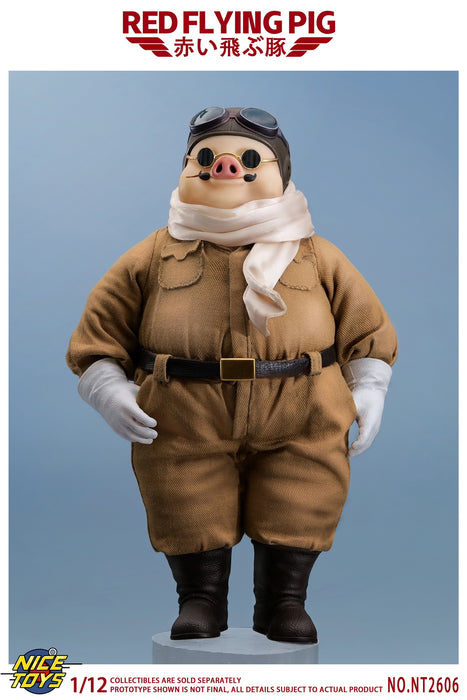 Pre-order 1/12 NICETOYS NT2606A Red Flying Pig Action Figure