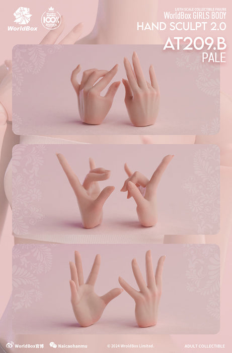 In-stock 1/6 Worldbox AT209 Hand Sculpt Set
