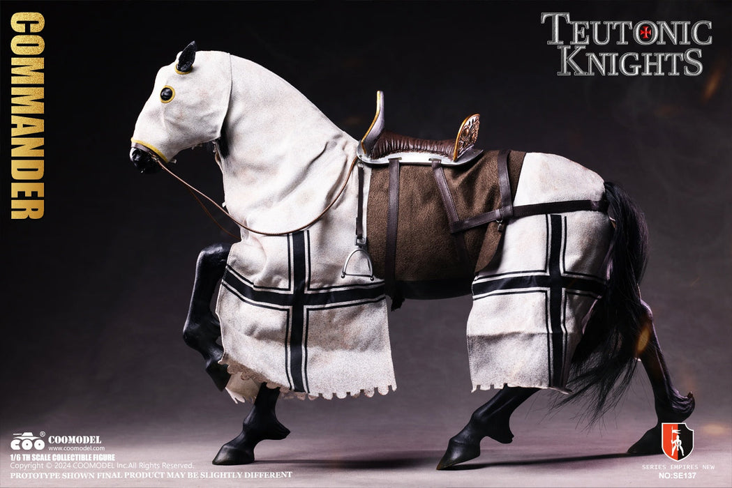 In-stock 1/6 COOMODEL SE137 Teutonic Knights Crusader Warhorse
