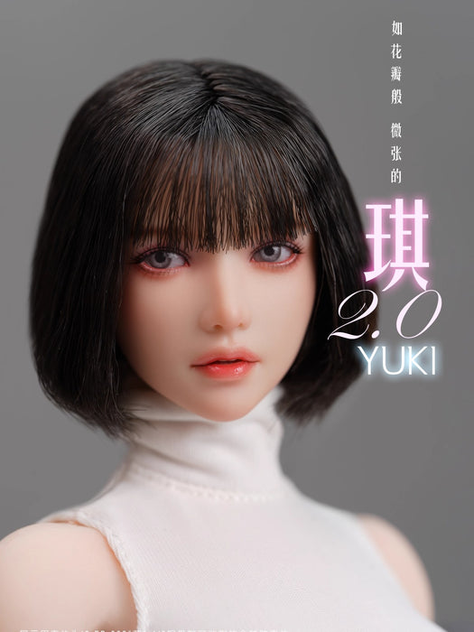 Pre-order 1/6 i8TOYS H007A Yuki 2.0 Female Head Sculpt W/ Adjustable Eyes