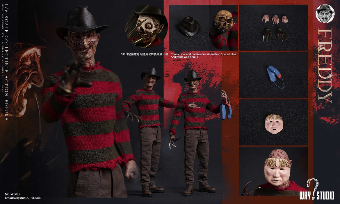 In-stock 1/6 WHY STUDIO Freddy VS Jason WS018 WS019 WS020