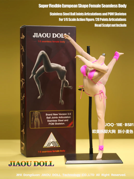 JIAOU DOLL 1/6 Scale European Shape New Seamless Female Body Action Figure (10E Series)