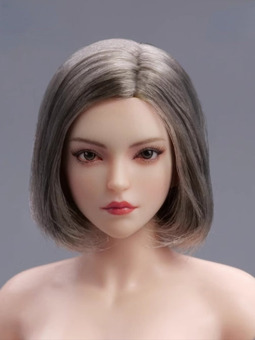 メディコムトイ LONELY GIRL pale face Ver. Amazon.com: 1/6 Scale Female Head Sculpt, Asian Girl Pale
