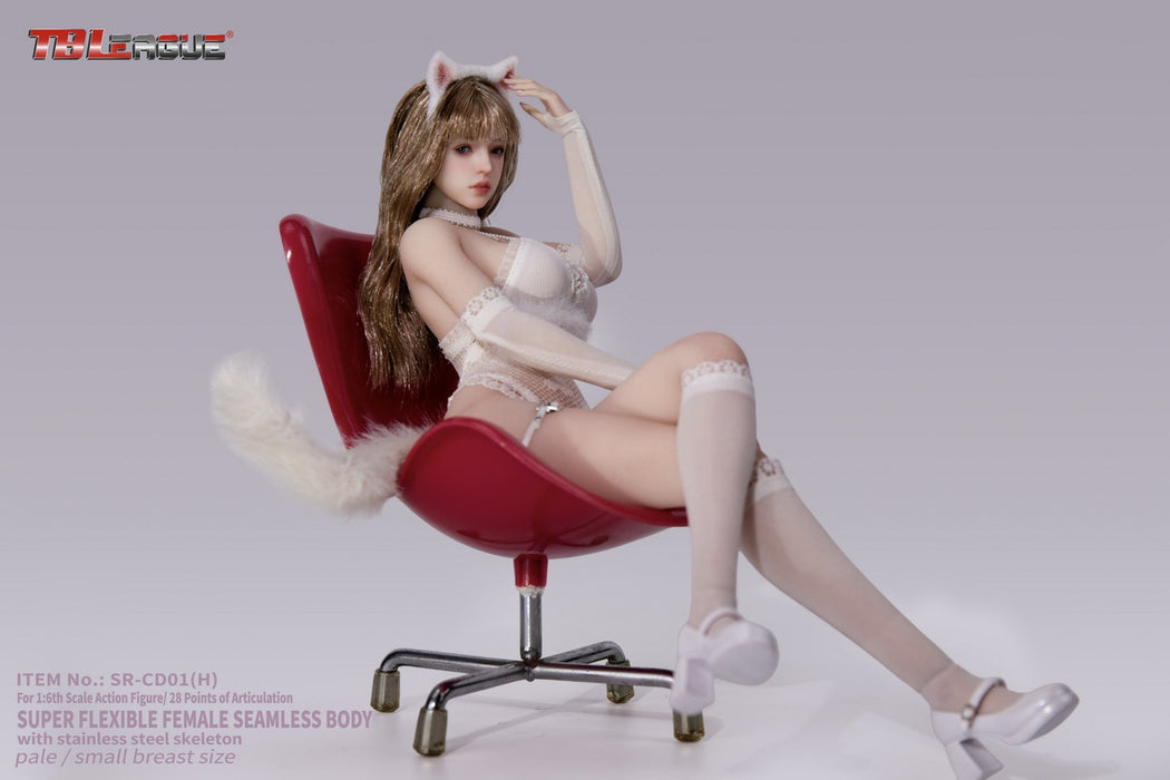 Pre-order 1/6 TBLeague SR-CD01H Female Small Bust Pale Body With Head Action Figure