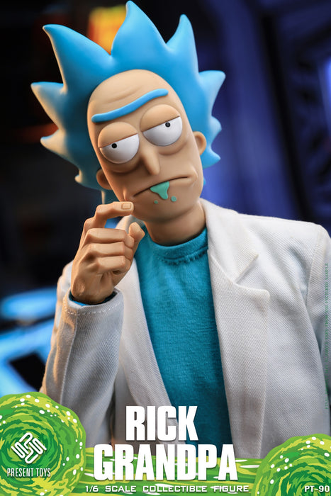 Pre-order 1/6 Present Toys PT-sp90 Rick Grandpa Action Figure