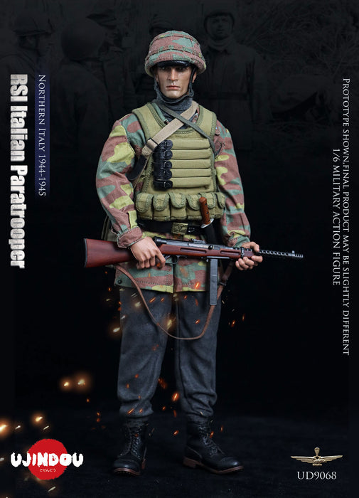 Pre-order 1/6 UJINDOU UD9068 RSI Italian Paratrooper Northern Italy 1944-1945 Action Figure