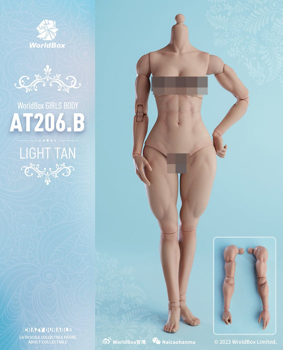 In-stock 1/6 Worldbox AT206 Muscular Female Body