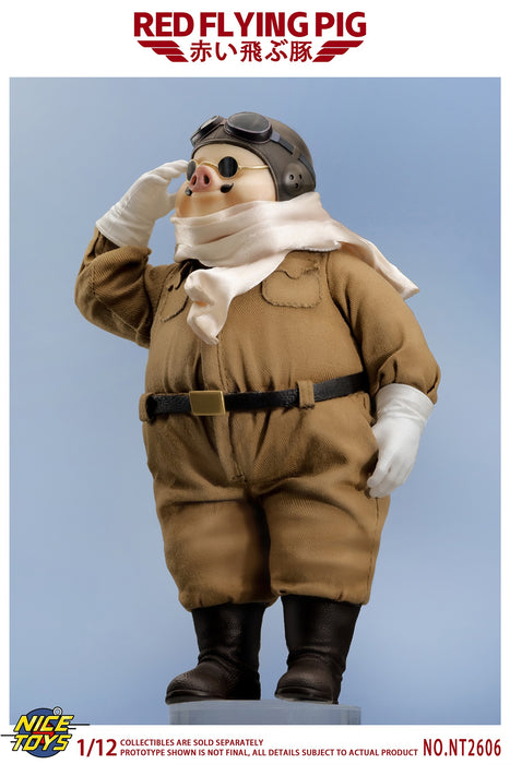 Pre-order 1/12 NICETOYS NT2606A Red Flying Pig Action Figure