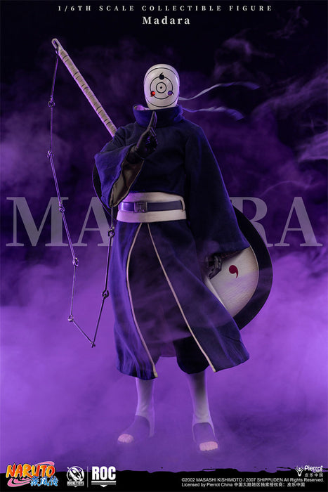 Pre-order 1/6 Rocket Toys ROC-021 Madara Uchiha White Mask Version Action Figure