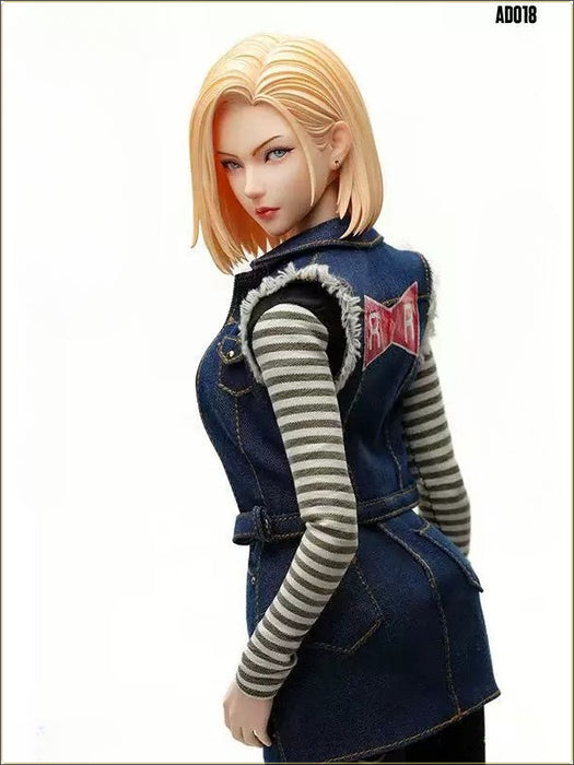 Pre-order 1/6 MUST WORKSHOP AD018 Cyborg Blonde Female Warrior Action Figure