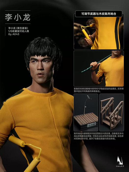 Pre-order 1/6 INART GY-A043 Bruce Lee (Yellow Jumpsuit)