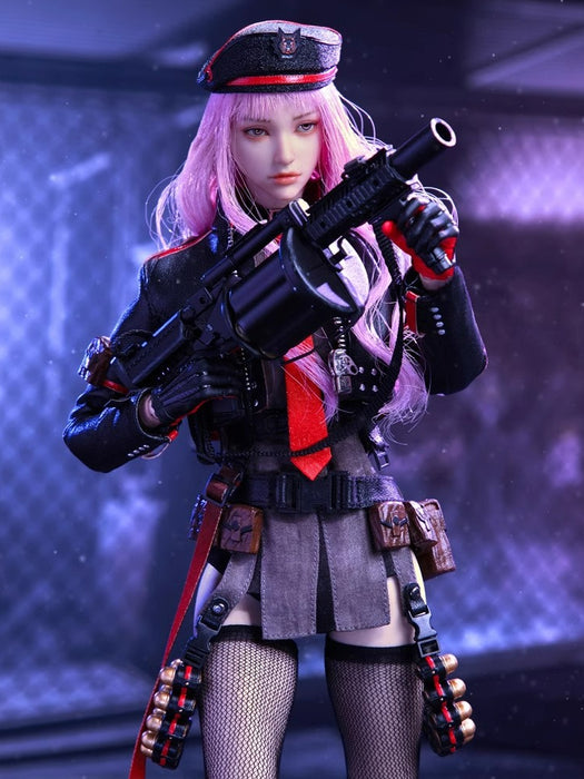 In-stock 1/6 POPTOYS BG-001 Black Fire Mirabelle Rose Action Figure