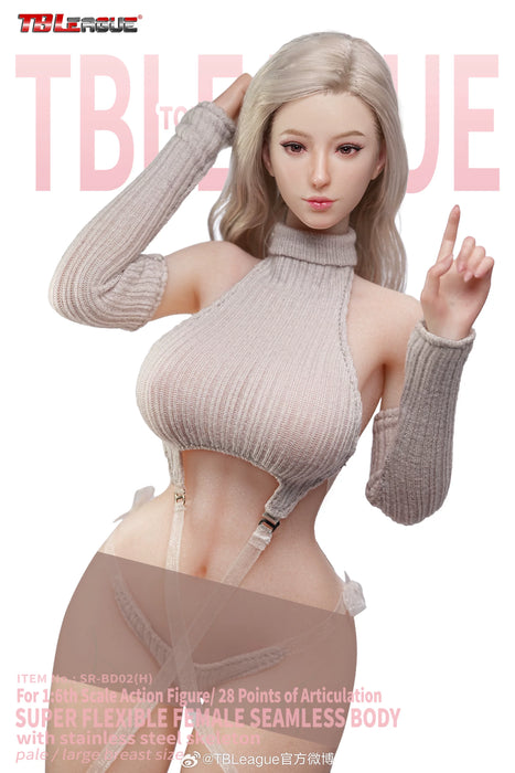 Pre-order 1/6 TBLeague SR-BD01H & SR-BD02H Body-Narrow Shoulders Curvy Hips Expressive Eyes with head sculpt version