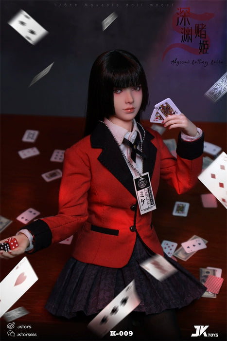Pre-order 1/6 JKTOYS K-009 Abyssal Betting Belle Yumeko Cosplay Figure