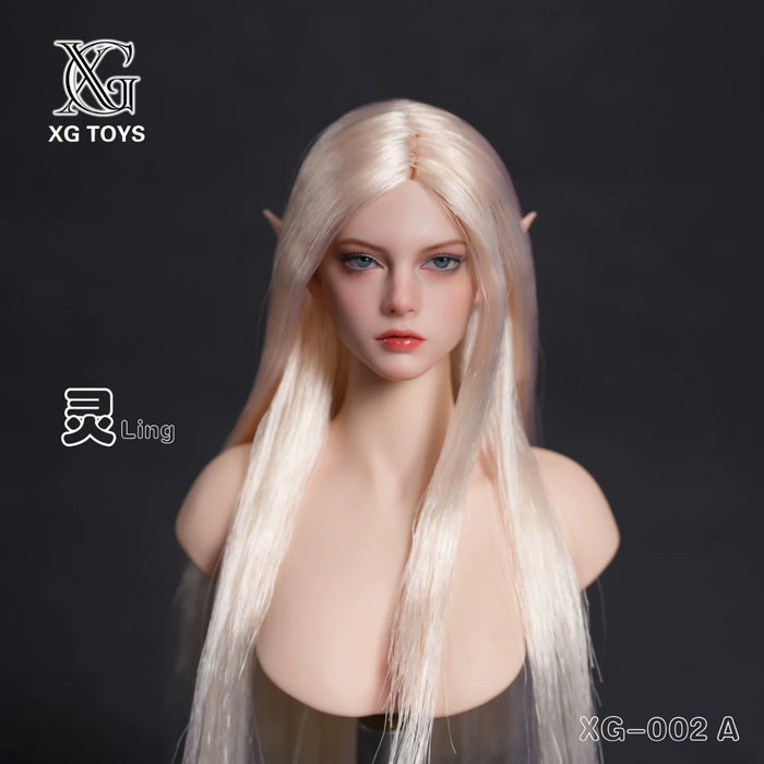 Pre-order 1/6 XG Toys XG-002 Movable Eyes Elf Princess Head Sculpt